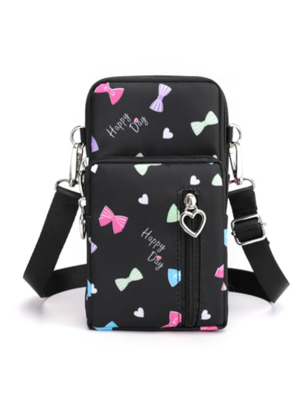 Nylon Small Crossbody Wallet Phone Bag for Women
